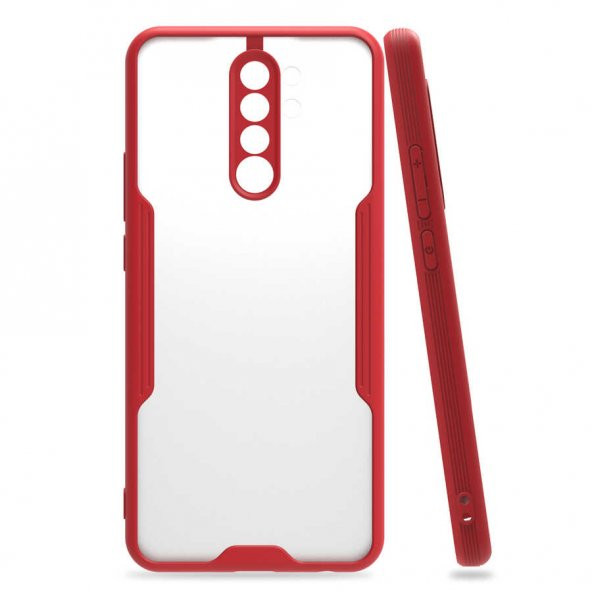 Xiaomi Redmi Note 8 Pro Kılıf Parfe Kapak - Kırmızı
