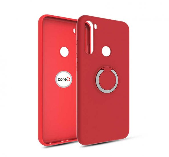 Xiaomi Redmi Note 8T Kılıf Plex Kapak - Kırmızı
