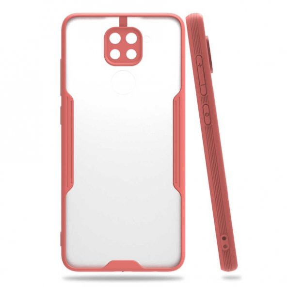 Xiaomi Redmi Note 9 Kılıf Parfe Kapak - Pembe