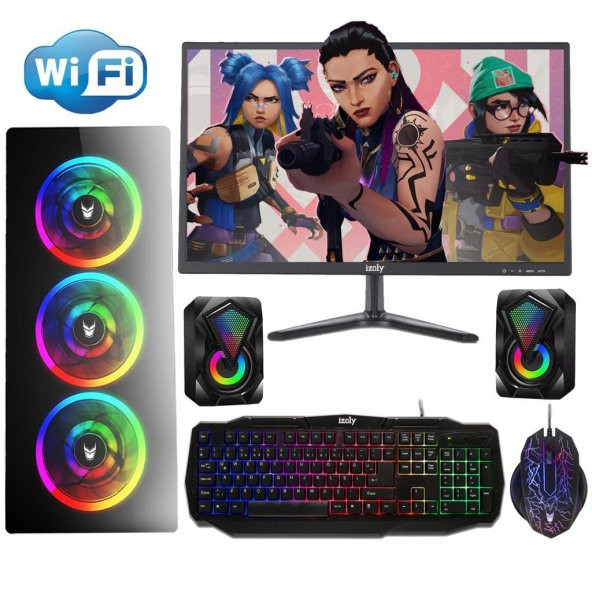 İzoly Zyra X i5-750 8GB 512GB SSD GT740 4GB 22 Oyuncu Masaüstü Bilgisayarı ürün görseli 1