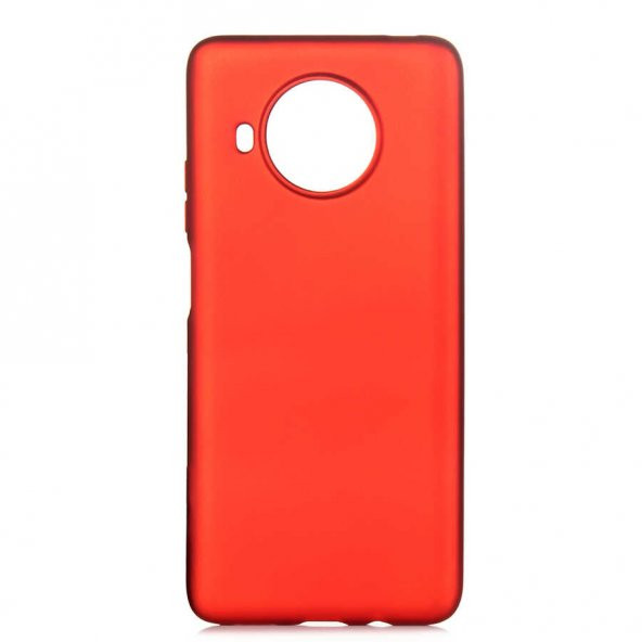Xiaomi Redmi Note 9 Pro 5G Kılıf Premier Silikon Kapak - Kırmızı