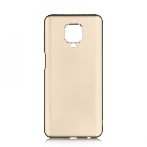 Xiaomi Redmi Note 9 Pro Kılıf Premier Silikon Kapak - Gold