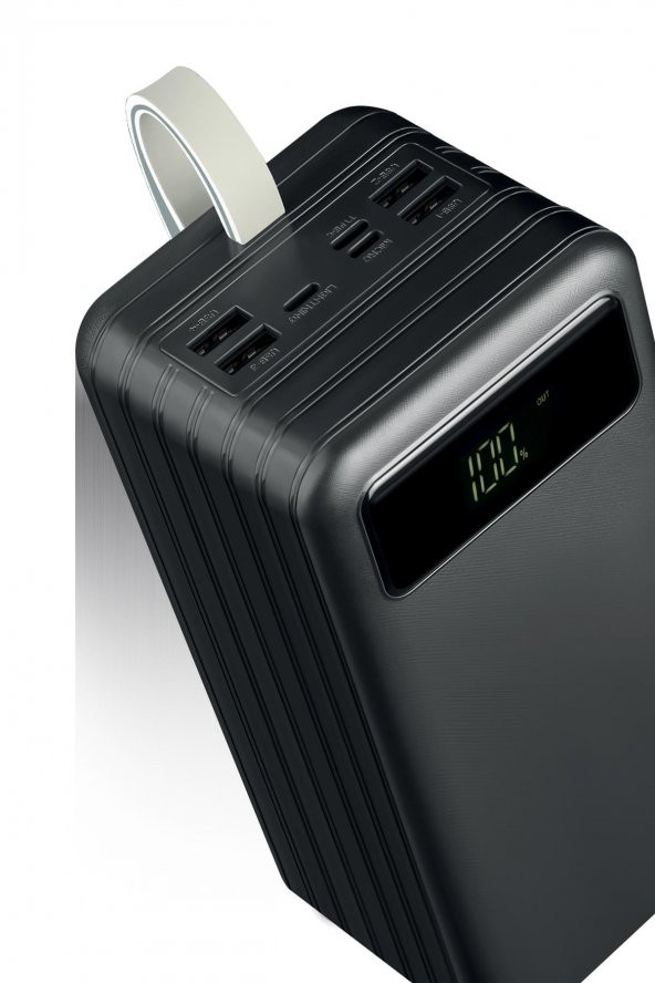 Powerway 80.000 Mah Kablolu Dijital Göstergeli Gerçek 80.000 Mah Garantili Işıklı Kamp Tx80 Siyah Powerbank - 2