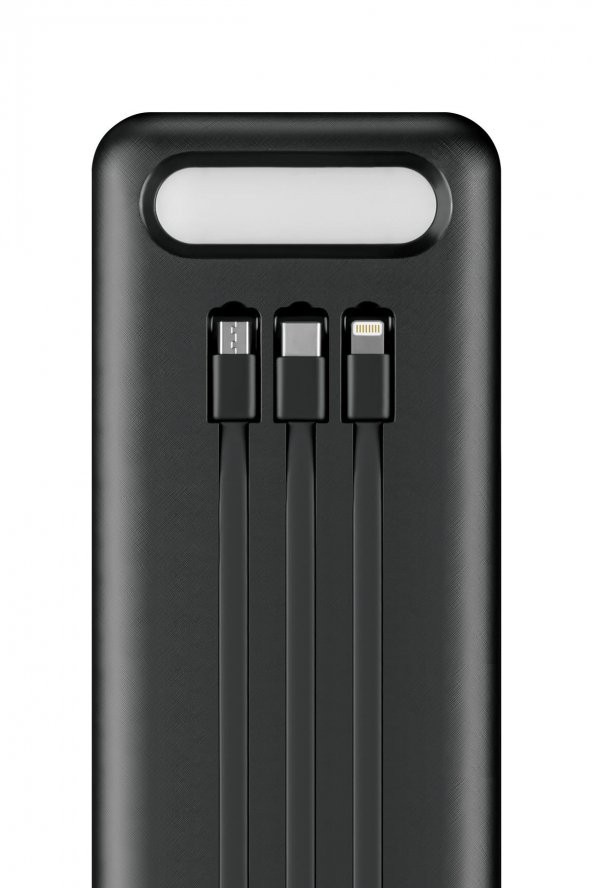 Powerway 80.000 Mah Kablolu Dijital Göstergeli Gerçek 80.000 Mah Garantili Işıklı Kamp Tx80 Siyah Powerbank - 3