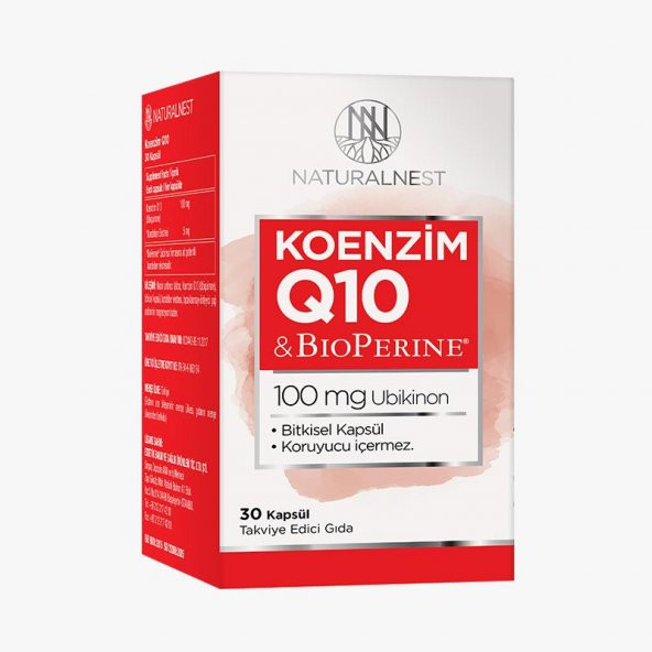 NaturalNest Koenzim Q10 30 Kapsül