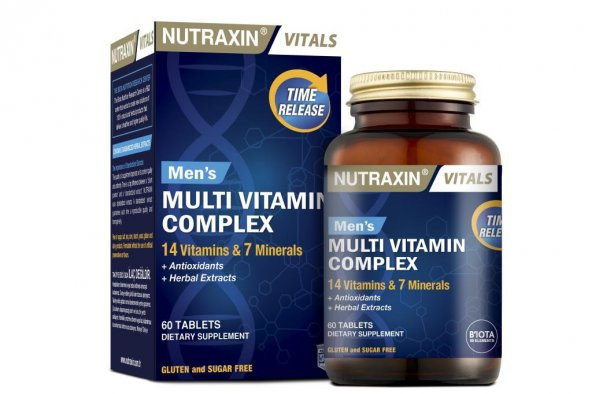 Nutraxin Mens Multivitamin Complex 60 Tablet