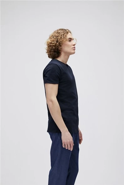 Bad Bear Erkek Lacivert Tişört O-Neck T-Shırt 18.01.07.011 - 4