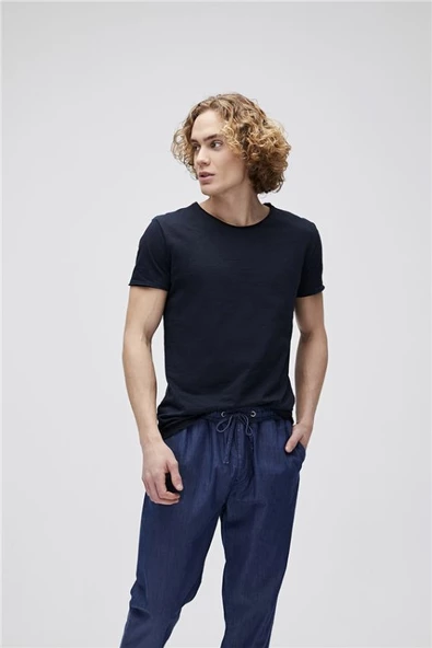 Bad Bear Erkek Lacivert Tişört O-Neck T-Shırt 18.01.07.011 - 2