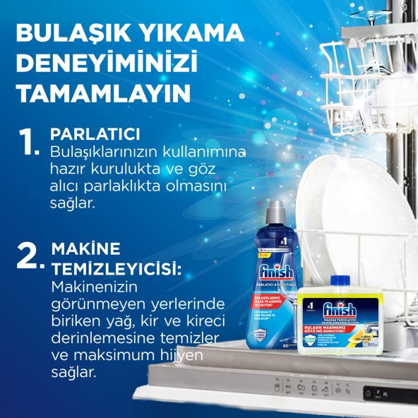 Finish Hepsi Bir Arada 100 Tablet Bulaşık Makinesi Deterjanı - 3