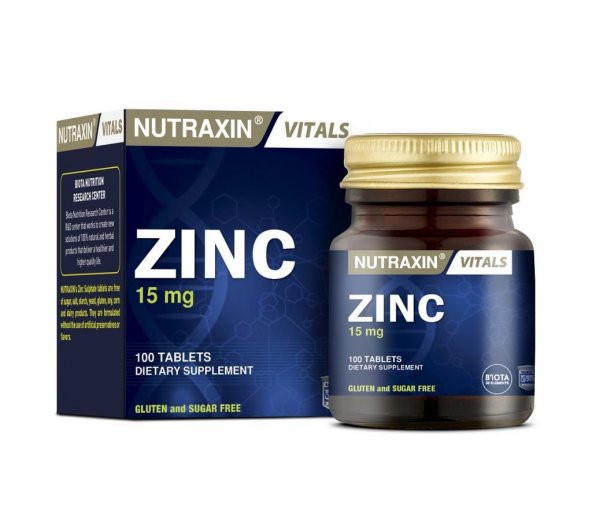 Nutraxin Zinc 15 mg 100 Tablet