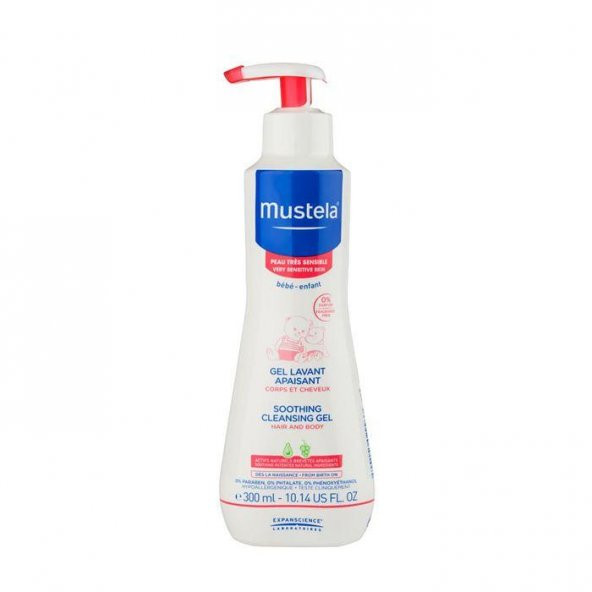 Mustela Soothing Cleansing Gel 300 ml - Saç ve Vücut Şampuanı