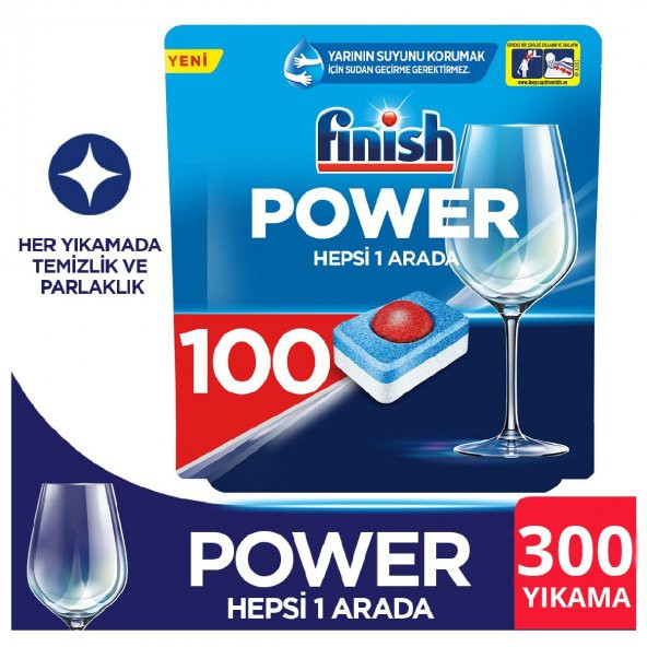 Finish Hepsi Bir Arada 100x3 300 Tablet Bulaşık Makinesi Deterjanı