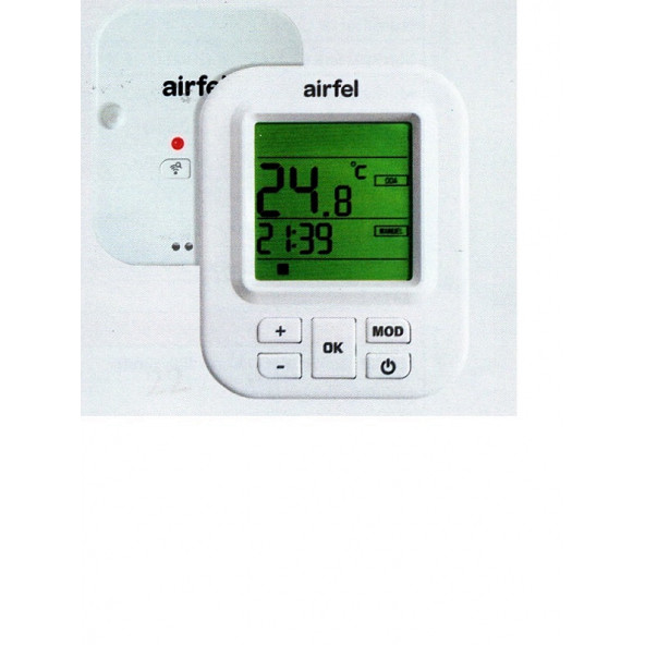 Airfel Haftalık Programlı Kablosuz Oda Termostatı - 1
