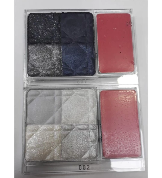 DIOR LIPGLOSS&EYESHADOW MAKEUP PALETTE REFILL 001
