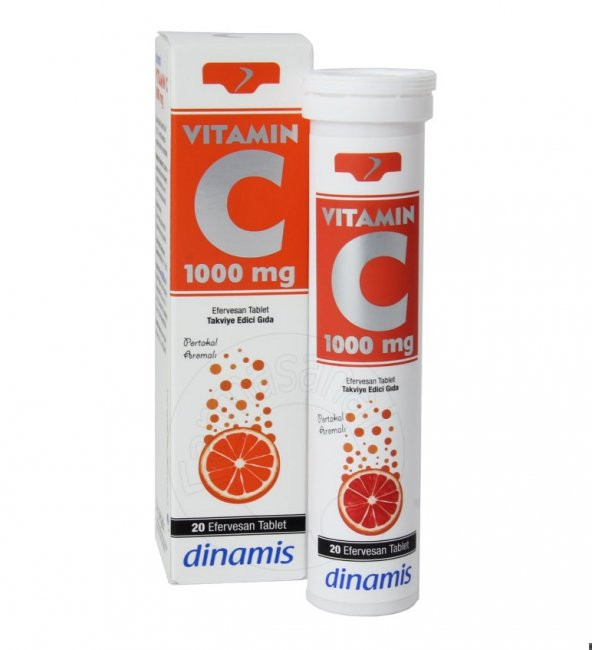 Dinamis Vitamin C 1000 Mg 20 Efervesan 5999551073135