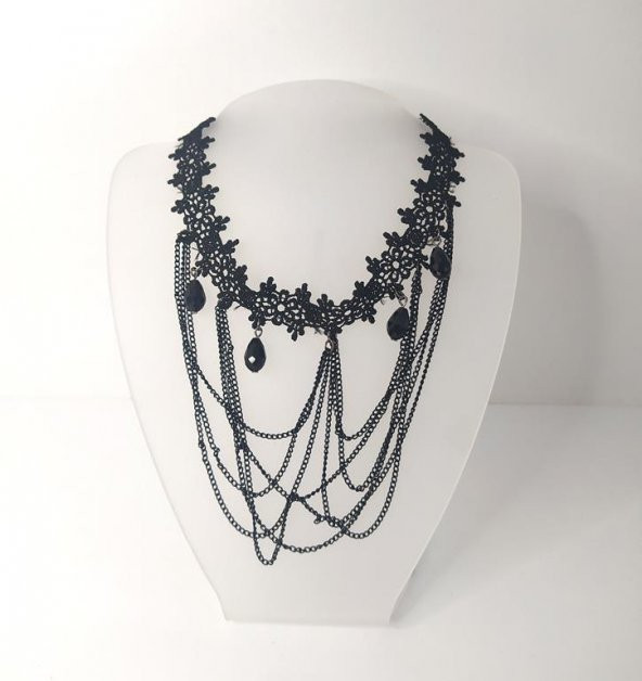 Kolye Gerdanlık Kadın Choker Bohem Kolyeler El Yapımı Uzun Püskül Boncuklar Bayan Kolye Takı Tasma