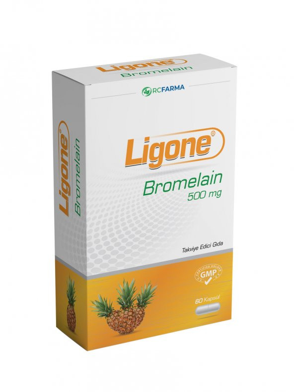 Ligone Bromelain 500 mg 60 Kapsül