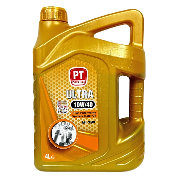 Petro Time Ultra 10W-40 Sentetik Motor Yağı 4 Litre - ÜT: 2025