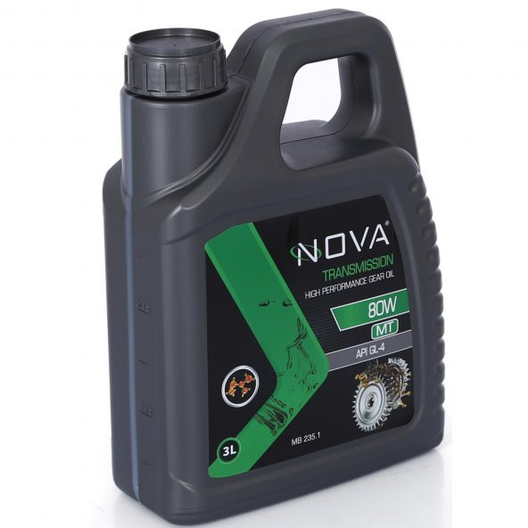 Nova 80W 3 L Dişli Yağı Apı Gl-4 Şanzıman. Diferansiyel- N11.1496