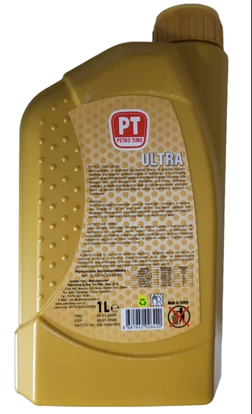 Petro Time 10W-40 Sentetik Motor Yağı 1 Litre - 2