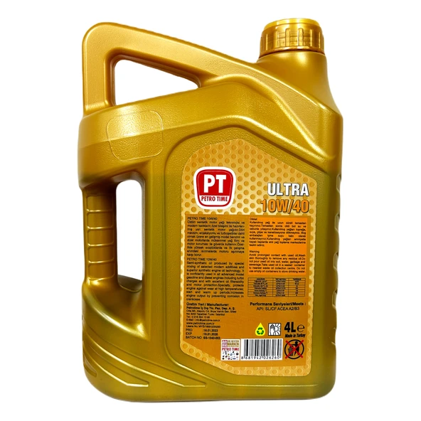 Petro Time 10W-40 4 Litre Motor Yağı -Benzin, LPG, Dizel (2 Adet) - 2
