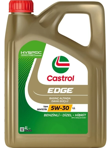 CASTROL Edge Titanyum 5W-30 LL DPFli Motor Yağı 4 Litre + Cam Sabunu 80 ML - Resim 2
