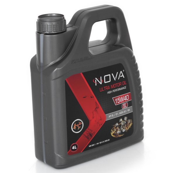 Nova 15W-40 SL 4 Litre Motor Yağı Benzin, Lpg, Dizel Araç- - 2