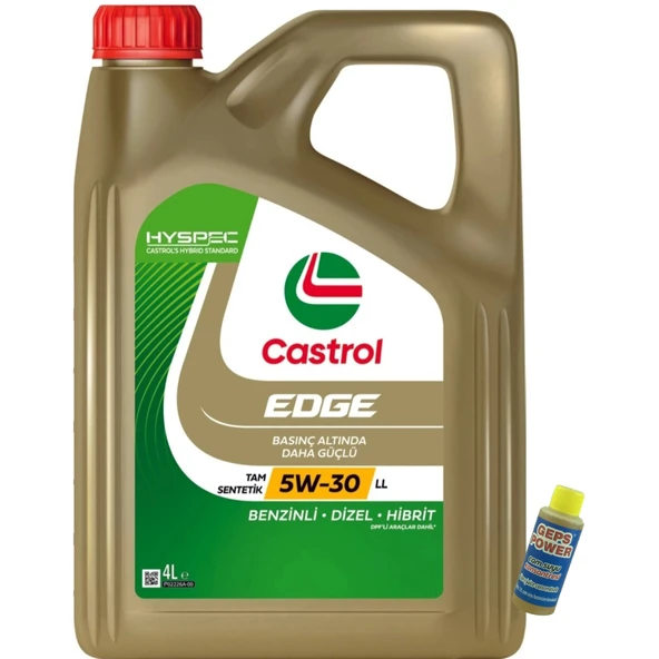 CASTROL Edge Titanyum 5W-30 LL DPFli Motor Yağı 4 Litre + Cam Sabunu 80 ML ürün görseli