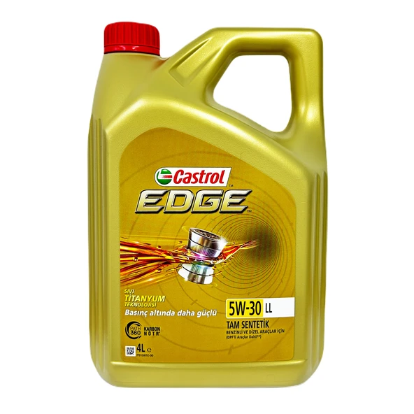 Castrol Edge Ll 5W-30 Benzinli Dizel Motor Yağı 4 Litre - ACEA C3