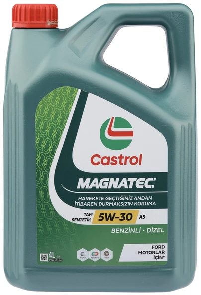 CASTROL Magnatec A5 5W-30 Tam Sentetik Motor Yağı 4 Litre (Üretim Tarihi : 2025)