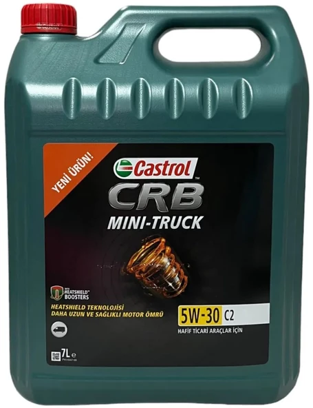 CASTROL Crb Mini Truck 5W-30 C2 Motor Yağı  7 Litre - Hafif Ticari Araçlara