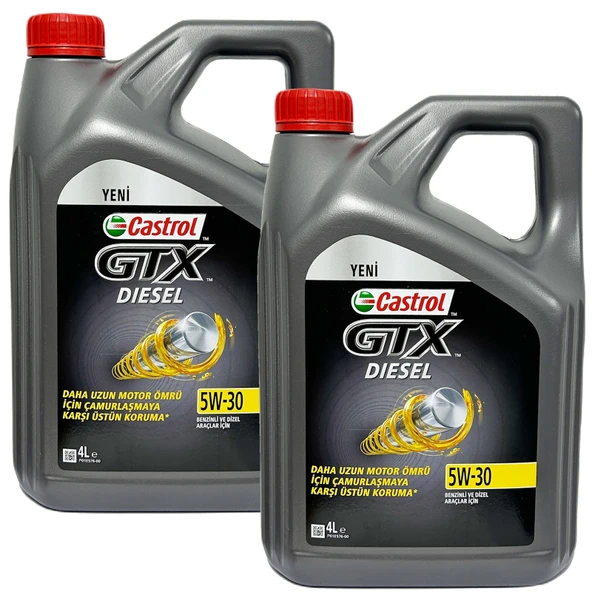 CASTROL Engine Shampoo Diesel Motor İçi Temizleyici 300 ml x 2 Adet -Dizel Araç Yağ Katığı