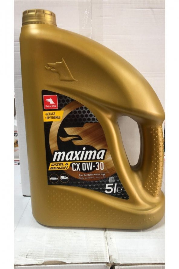 Petrol Ofisi Maxima CX 0W-30 DPF Partiküllü Motor Yağı 5 Litre
