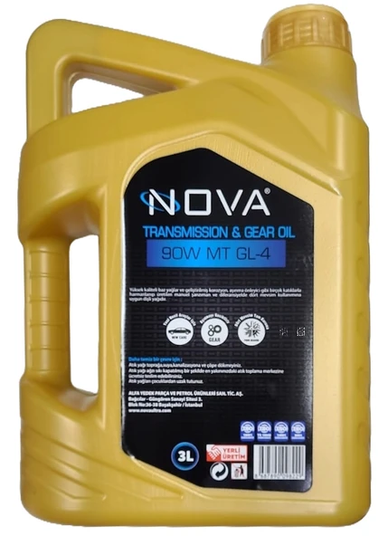 Nova 90 Numara GL-4 Asansör ve Şanzıman Dişli Yağı 3 Litre - 2