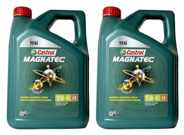 Castrol Magnatec 10W-40 A3/B4 Motor Yağı 2 X 4 Litre
