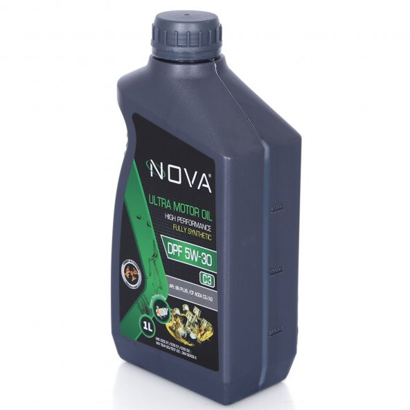 Nova 5W-30 1 Litre Tam Sentetik Motor Yağı API: C3 DPF-