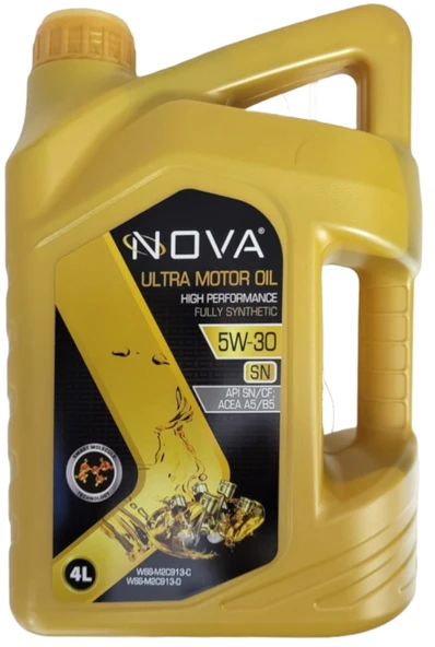 Nova 5W-30 4 Litre Tam Sentetik Motor Yağı API: SN