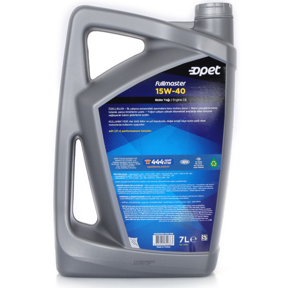 Opet Fullmaster 15W-40 Dizel Motor Yağı 7 Litre - 2