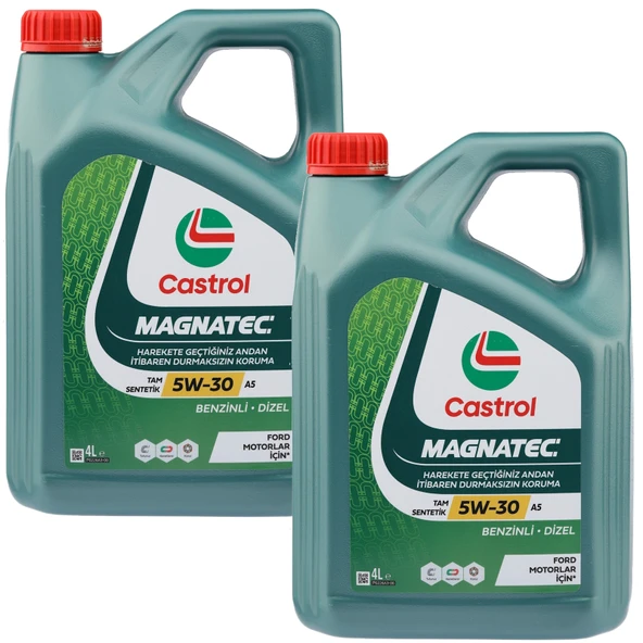 Castrol Magnatec A5 5W-30 Tam Sentetik Motor Yağı 2 x 4 Litre