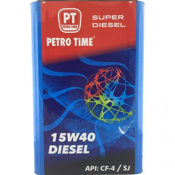 Petro Time Turbo 15W-40 Motor Yağı 16 Litre Teneke
