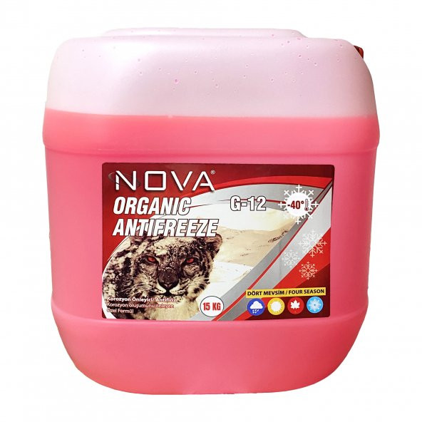 Nova ULTRA Organik Kırmızı Antifriz -40 Derece 15KG