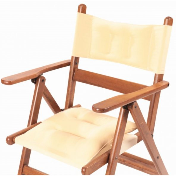 Marmaris ve Atina Sandalyeler İçin Oturum ve Sırt Minderi- Krem