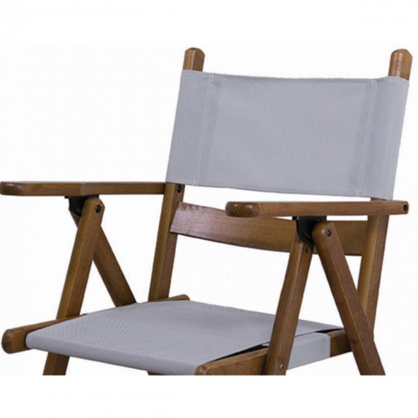 Marmaris ve Atina Sandalyeler İçin Oturum ve Sırt Minderi- Gri PVC