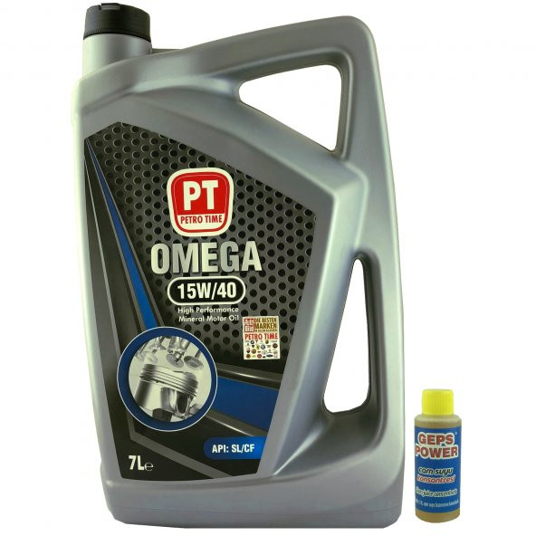 Petro Tıme 15W-40 7 Litre Benzinli ve Dizel Araç Motor Yağı ( + Cam Suyu Konsantresi 80ml)