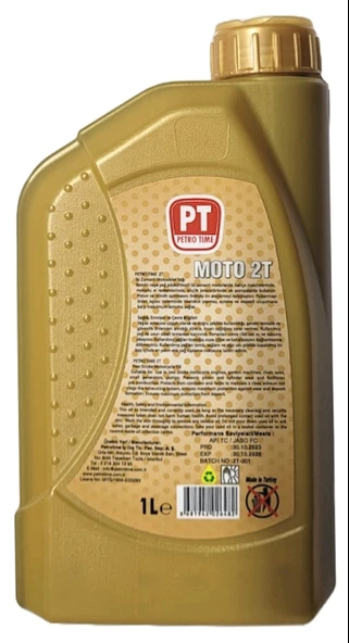 Petro Time 2t 2 Zamanlı Motosiklet Yağı 4 X 1 Litre - 2