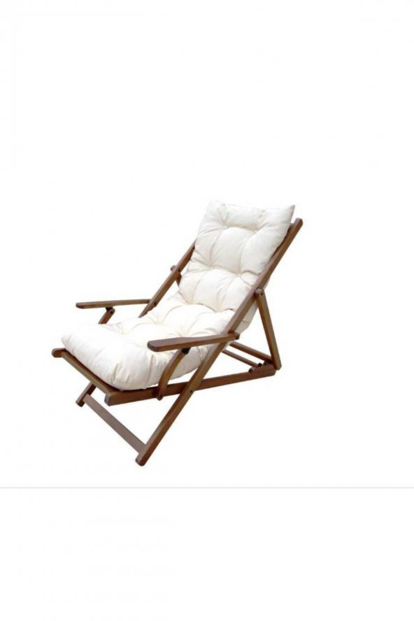 Ibiza Katlanır Ahşap Şezlong