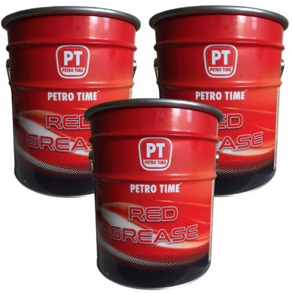 Petro Tıme Kalsiyumlu Kırmızı Ges 3 X 1 KG -Suya Dayanıklı Red