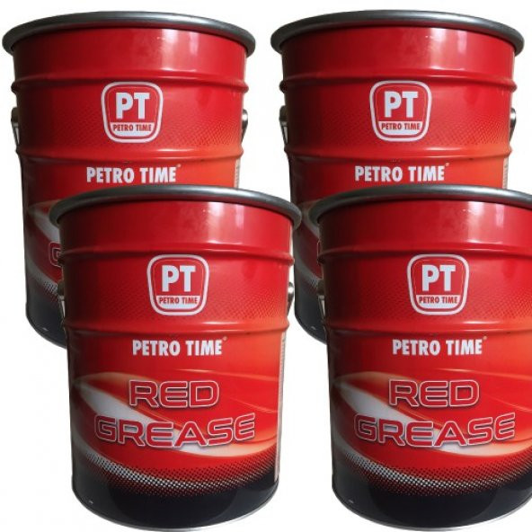 Petro Tıme Kalsiyumlu Kırmızı Ges 4 X1KG =4 KG -Suya Dayanıklı Red