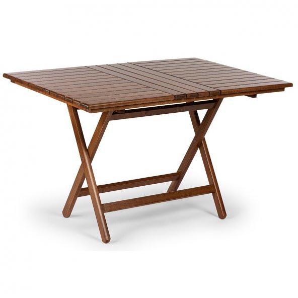 Avşa Katlanır Ahşap Bahçe Balkon Seti: 80x120 Masa + 4 Sandalye Takım - 2