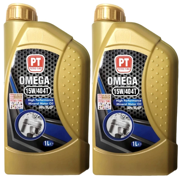 Petro Time 15W-40 4T (4 Zamanlı) Motosiklet Yağı 2 X 1 Litre